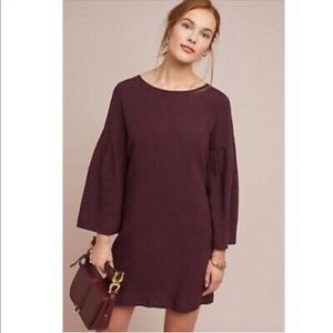Anthro Cloth & Stone Bell Sleeved Tunic Dress